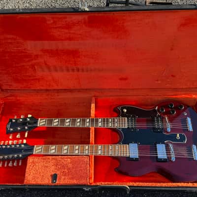 1979 Fernandes FSG-120 Double Neck W/OHSC Cherry Burny RSG-140 EDS-1275 12/6 Vintage Japan image 1