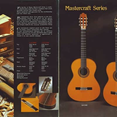1984 Ryoji Matsuoka GA1000 Classical Guitar w/OHSC & Reg Card Ibanez Mastercraft image 14