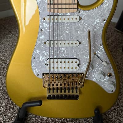 ESP LTD JRV-8 Javier Reyes Signature 2023 - Present - Metallic Gold image 2