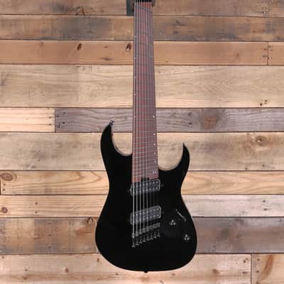 Ibanez RGMS8 Multi-Scale 8-String Electric Guitar Black image 4