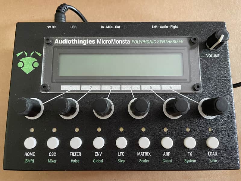 Audiothingies Micromonsta Polyphonic Synthesizer - Original 2018 - Present - Black image 1