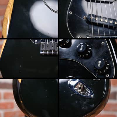 Fender Stratocaster Hardtail Black 1979 w/Hard Shell Case image 17