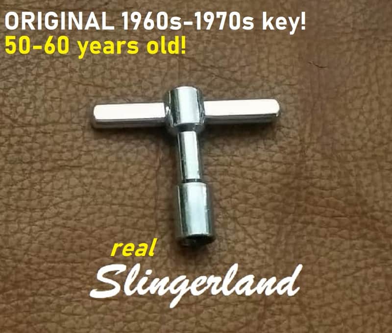 1960s 1970s SLINGERLAND Original VINTAGE ** DRUM KEY ** SOUND KING - RADIO KING - SOUNDKING Drumkey image 1