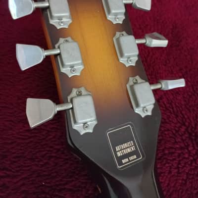 RARE 2-piece top Gibson Les Paul Standard 1981 Tobacco Sunburst with Tim Shaw & Chainsaw case image 9