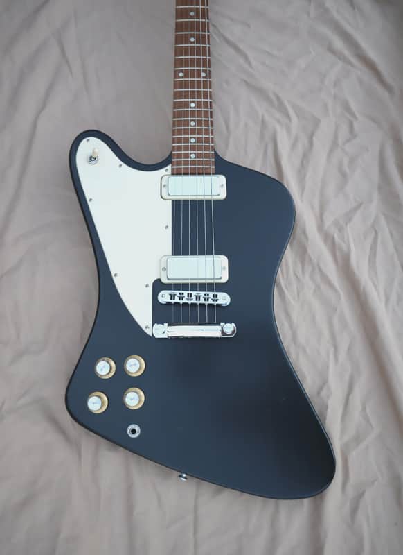 Left-Handed 2012 Gibson Firebird Studio '70s Tribute - Satin Ebony image 1