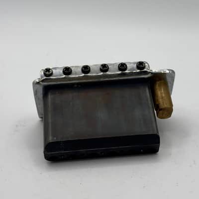 Wilkinson 2 Point Tremolo Bridge W/ WLS130 Locking Steel Saddles 2020’s - Chrome image 5