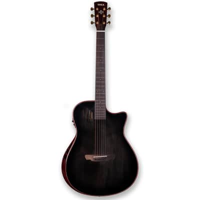 GAEA 41"Solid Spruce Top Acoustic Electric Guitar with D'Adario EXP-16 Coated Phosphor Bronze String image 1