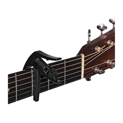 D'Addario Artist Capo Acoustic & Electric Guitar Tension Adjustable (Black) image 4