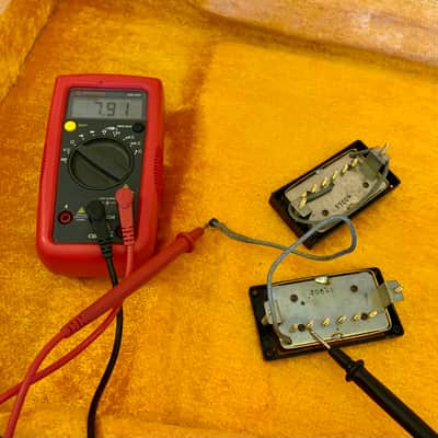Maxon PAF U1000 humbucker pickups 1977 Gold original vintage mij japan Greco super real Les paul custom dry z image 2
