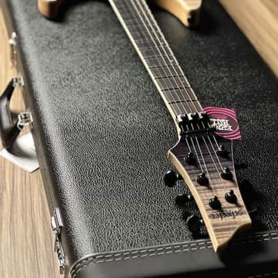 Schecter C-1 FR S SLS Elite with Ebony Fretboard in Black Fade Burst image 5