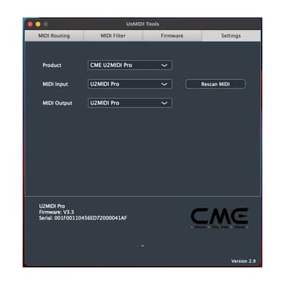 CME U2MIDI Pro Smart USB MIDI Cable image 6