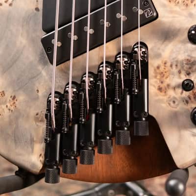 Ibanez EHB1506MS 6-String Electric Bass - Black Ice Flat with Gig Bag - Floor Model image 10
