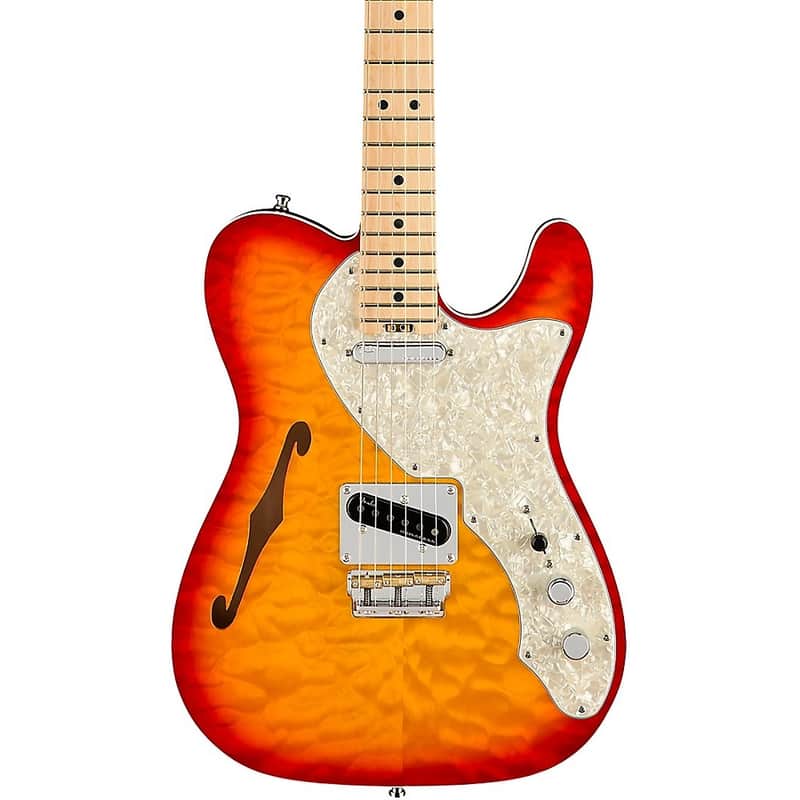 Fender Limited Edition American Elite Thinline Telecaster Quilted Maple Top 2018 image 2