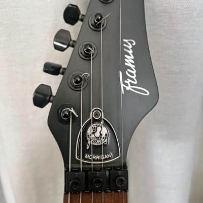 Framus Morrigan Pro Black Satin 2008 Germany w/ Seymour Duncan HSH & Framus Floyd Rose image 3