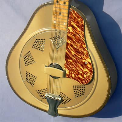1929 National Triolian Mandolin: Rare First Year Example, Palm Tree Seascape, Exceptionally Fine Original Condition, Natural Reverb! image 2
