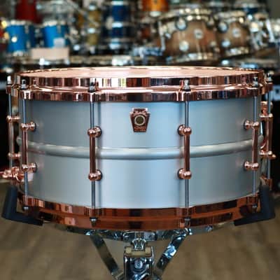 Ludwig 6.5x14" Acrophonic Snare Drum with Copper Hardware (LM405DTC) image 5