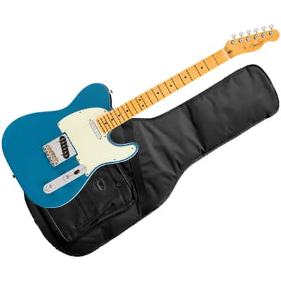 American Professional Classic Telecaster SS MN Faded Lake Placid Blue + Housse Fender image 1