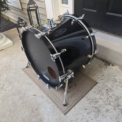 Yamaha 22 inch maple custom bass drum 1990s - Black image 3