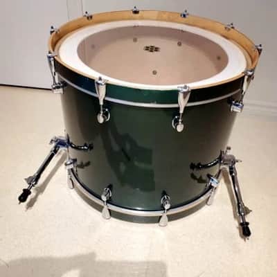 MAPEX "M" 22"x18" Bass Drum - Emerald Green Fade - Save $ image 5