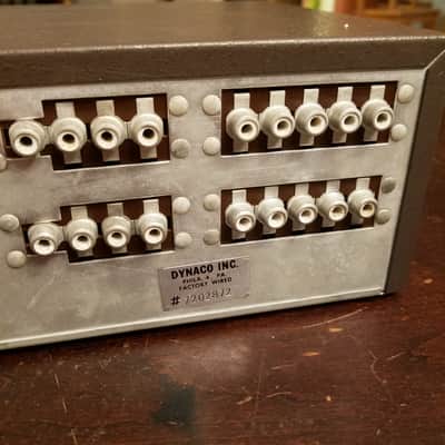 Dynaco PAS-2 Gold stereo tube hifi preamp PAS2 Dynakit 1960s - gold and brown image 10