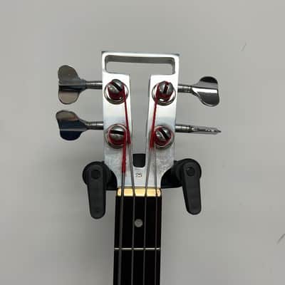 Vintage Travis Bean Wedge TB-4000 4-String Electric Bass Guitar Aluminum Neck with custom Anvil case & Roland GK-2A pickup image 4