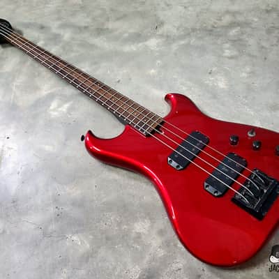 Westone Spectrum GT 4-String MIJ Electric Bass Guitar (1980s, Blood Red Metallic) image 10