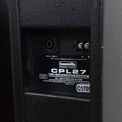 Community CPL27 Two-Way Loudspeaker (PAIR) (church owned) CG00GMD image 5