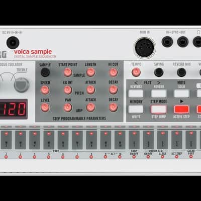 Korg Volca Sample Built-in PCM Rhythm Machine Looper MIDI Digital Sequencer
