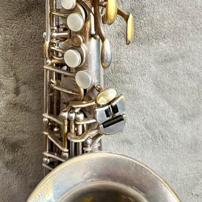SELMER Balanced Action Alto saxophone JUST OVERHAULED 1938 - Silver plated Bild 5