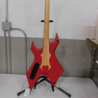 B.C. Rich Warlock Special Edition Invisibolt Flat Top 2007 Matte Red image 2