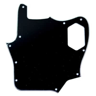 Replacment Pickguard For Jaguar style Guitar, 3Ply Black /Blank, Japanese version