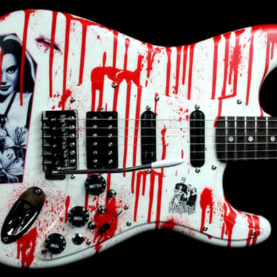 Custom Painted and Upgraded 2024 Fender Squier Strat With Matching Headstock image 2