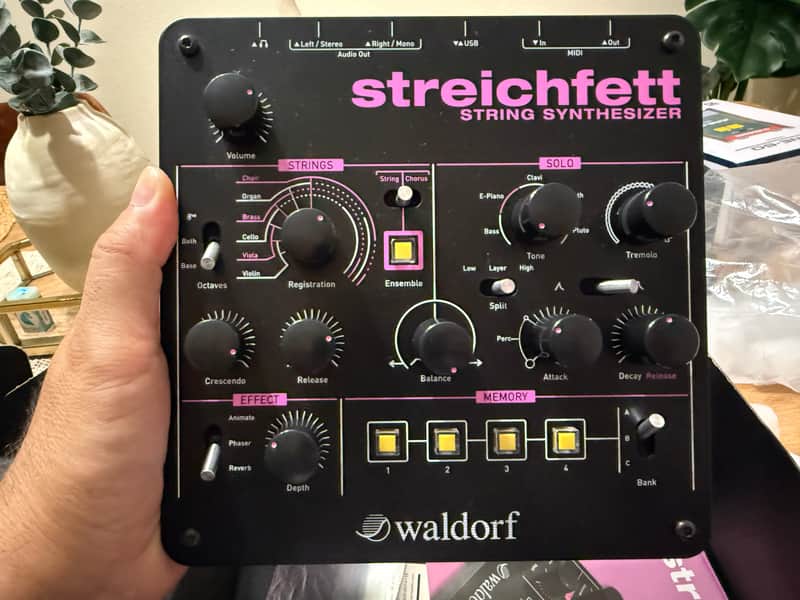 Waldorf Streichfett String Synthesizer 2019 - Present - Black image 1
