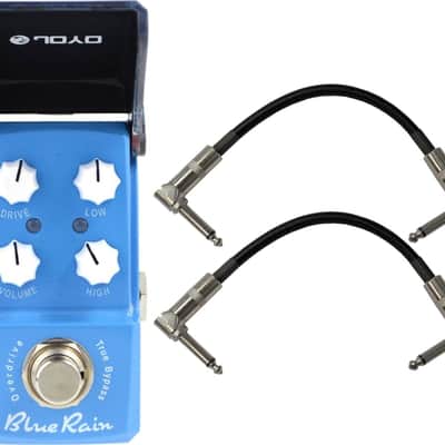 Joyo JF-311 Emerald (Overdrive) True Bypass Mini Pedal w/ Patch Cables image 1