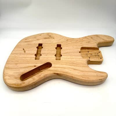 Jazz Bass Body 5-String Swamp Ash Unfinished 2-Piece Light Mint/New bb6505 image 2