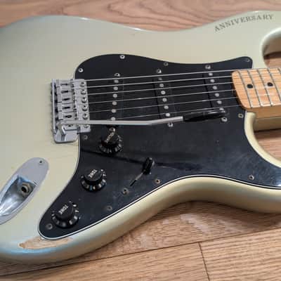 Fender 25th Anniversary Stratocaster 1979 - 1980 - Silver Metallic image 2