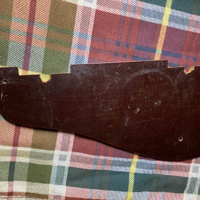 Brown Bakelite Vintage Archtop Hollowbody Electric Guitar Pickguard image 3