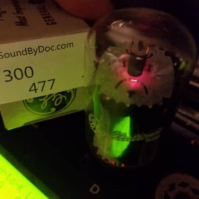 GE Matched Pair (2) 7027A 7027 tNOS AT1000 TESTED Vacuum Tubes (like beefy 6L6GC) Beam Power 1958-1975 image 5