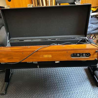 Farfisa Syntorchestra 37-Key String Synthesizer (Rare Brown Wood Version) SERVICED + hard case image 10