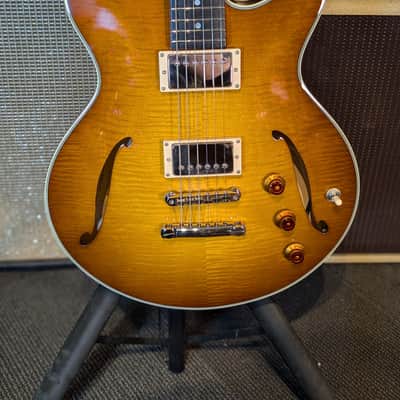 Eastman Romeo California Semi-Hollow Electric Guitar w/Case - Goldburst (Serial #P2400591) image 3