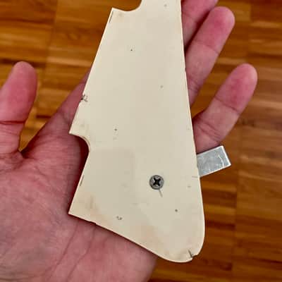 Hand aged Les Paul P90 Pickguard w/bracket and screws, CREAM, for Gibson | 59 Parts image 2
