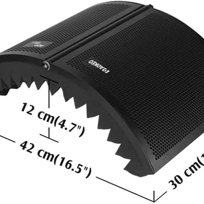 Professional Studio Recording Microphone Isolation Shield - Pop Shield (2 Folds) image 6