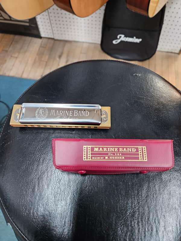 Hohner 364/24-C Marine Band 364/24 Harmonica - Key of C 2010s - Silver image 1