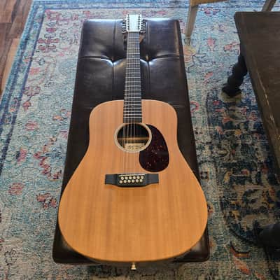 2017 Martin D12X1AE - 12-String Acoustic Electric Dreadnaught - Natural - w/Hardshell Case image 5