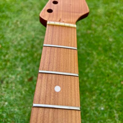 one-piece Roasted S neck quartersawn maple duckbeak headstock image 1