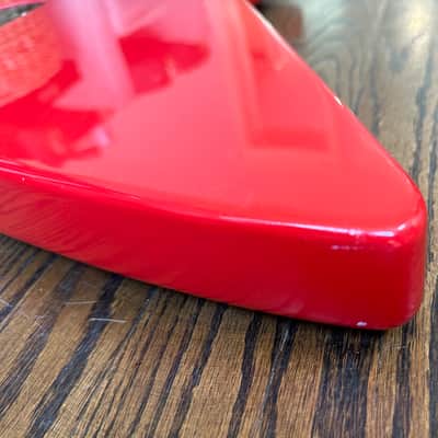 1985 Gibson Explorer Bass - Ferrari Red w/ OHSC image 17