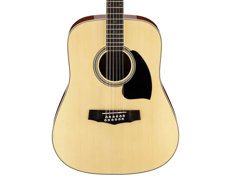 Used Ibanez PF1512 12-String Dreadnought Acoustic Guitar - Natural image 1