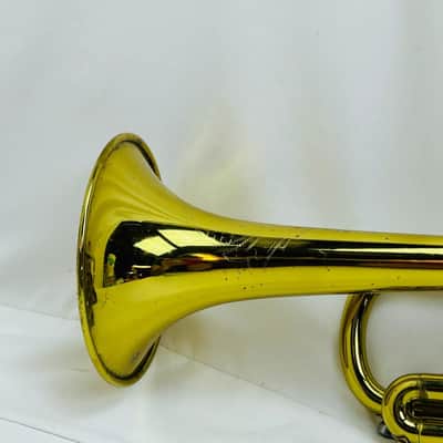 Vintage 1950's F.E. Olds Ambassador Fullerton California Brass Trumpet image 7