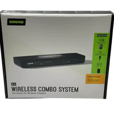 Shure BLX1288/CVL Dual Channel Combo Wireless System 2015 - Present - Black image 1