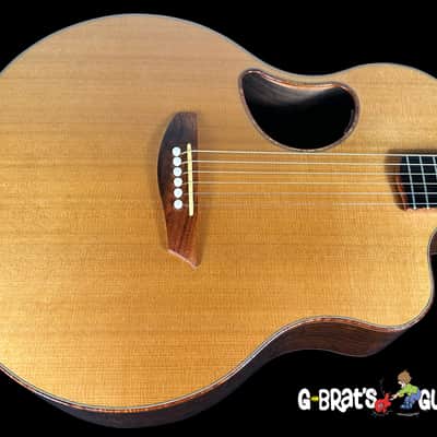 2005 McPherson MG-5.0XP Flamed Walnut Back w Cedar Top and LR Baggs ~ Natural image 1